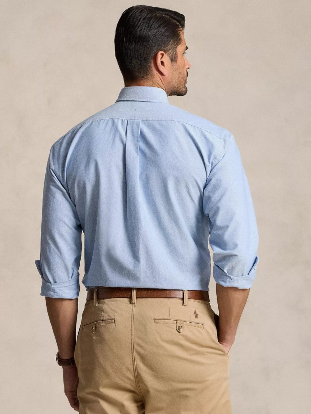 Polo by Ralph Lauren Mens Light Blue Long-Sleeve Button-Down Oxford Shirt Sz 3XB - Picture 3 of 12